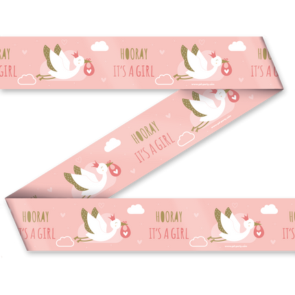 Absperrband Hooray It's A Girl 1.2m