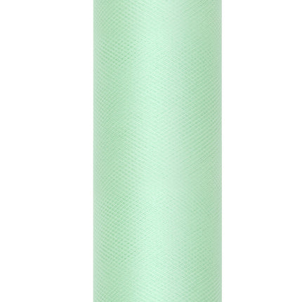 Mintgrüne Tüllrolle 30cm 9m