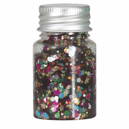 Farbiges Glitzergel