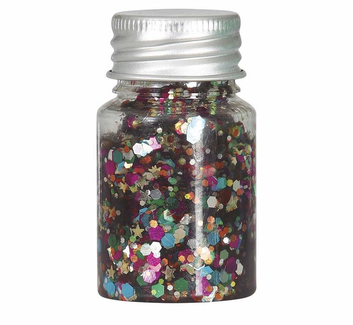 Farbiges Glitzergel