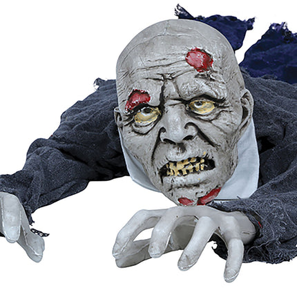 Halloween Tischdekoration Zombie mit Licht und Sound 1,4m