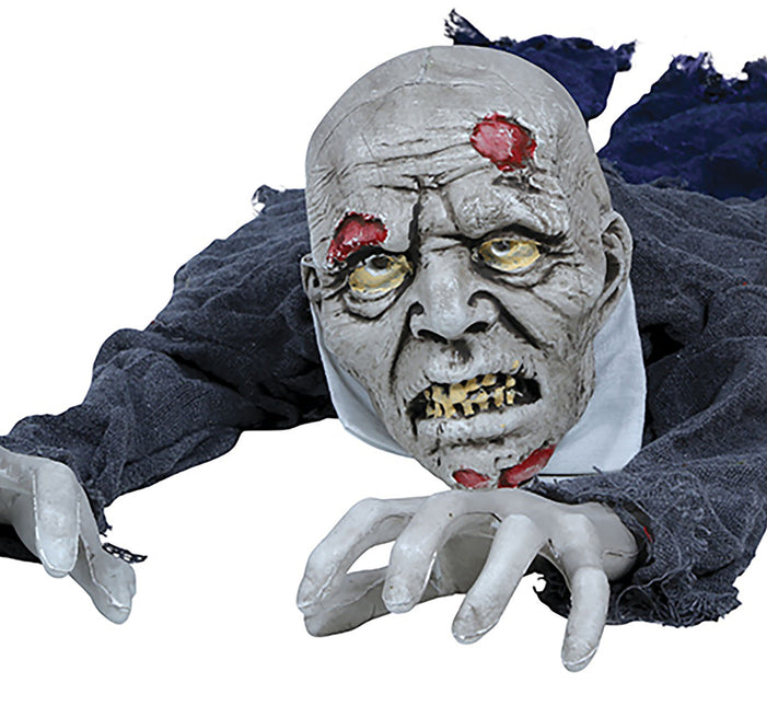 Halloween Tischdekoration Zombie mit Licht und Sound 1,4m