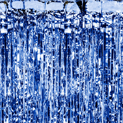 Blauer Türvorhang 2,5 m