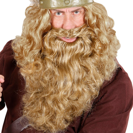Blonder Fake-Bart lang