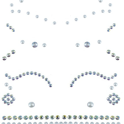 Gesichtsaufkleber Rund