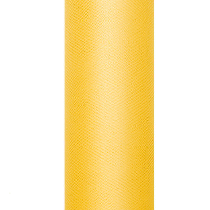 Gelbe Tüllrolle 15cm 9m