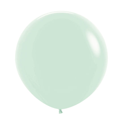 Ballons Pastell Mattgrün 61cm 10Stk