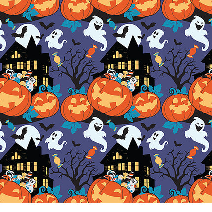 Halloween Tischdecke Gespenster 2.74m