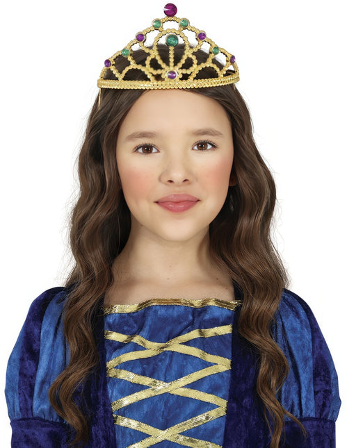 Tiara Gold Mädchen Diamanten Kind