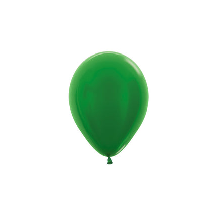 Ballons Metallic Grün 12cm 50Stk