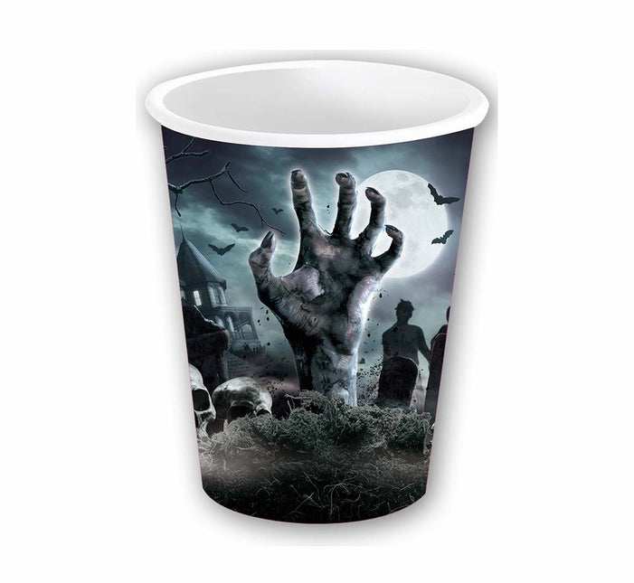 Halloween Friedhofsbecher 355ml 6 Stk.