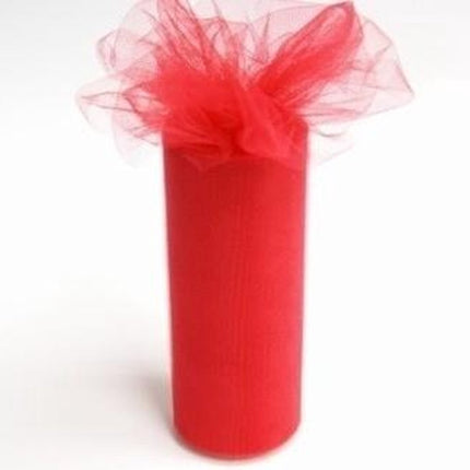 Rote Tüllrolle 30cm 9m