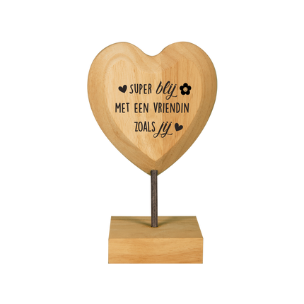 Herz aus Holz Freund