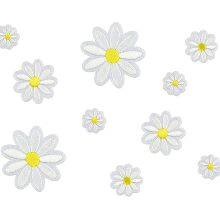 Eisen Emblem Blumen 10Stk