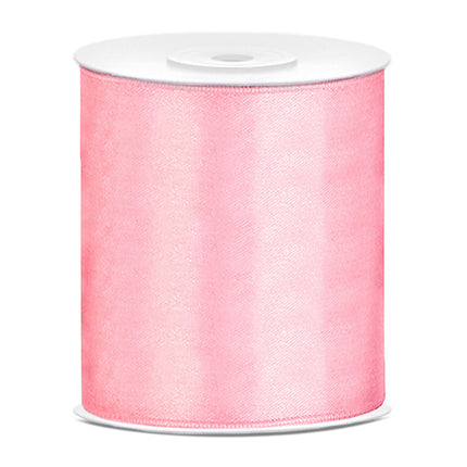 Satinband Hellrosa 100mm 25m