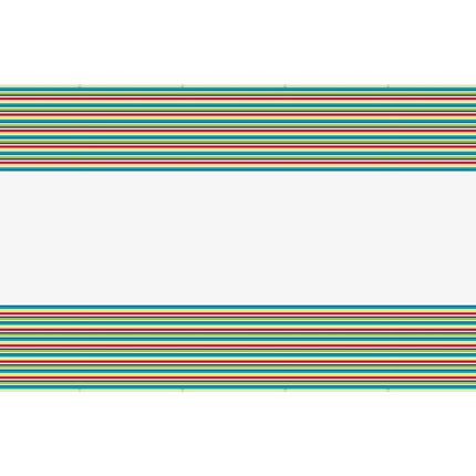 Tischtuch Streifen Regenbogen 2.13m
