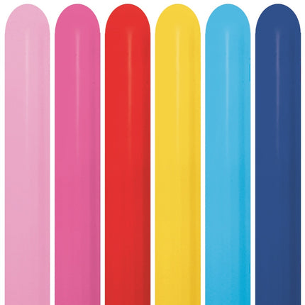Modellierballons Fashion Mix 7.6cm 152cm 50Stk.