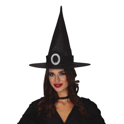 Halloween Schwarzer Hexenhut
