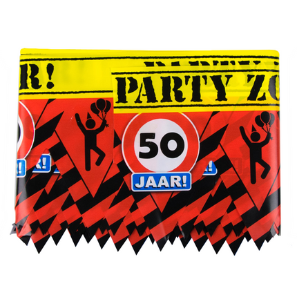 Absperrband 50 Jahre 12m