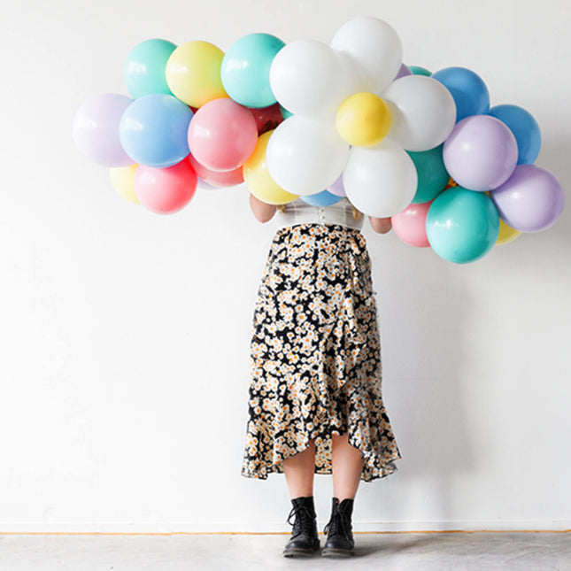 Hellrosa Luftballons Puderrosa 33cm 50Stk.