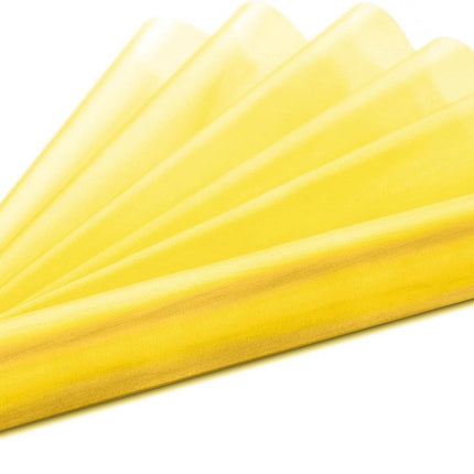 Gelber Organza-Stoff 36cm 9m