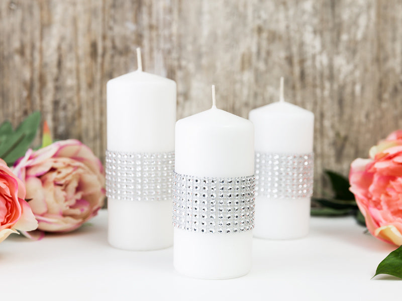 Silbernes Klebeband Glitter 9m