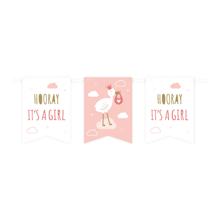 Banner Hooray It's a Girl 6m