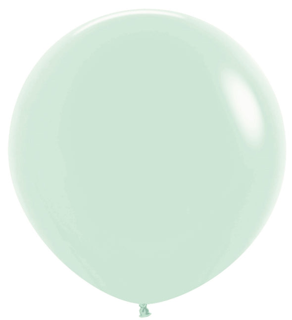 Ballons Pastell Mattgrün 91cm 2Stk