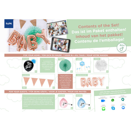 Gender Reveal Boy Party Pack