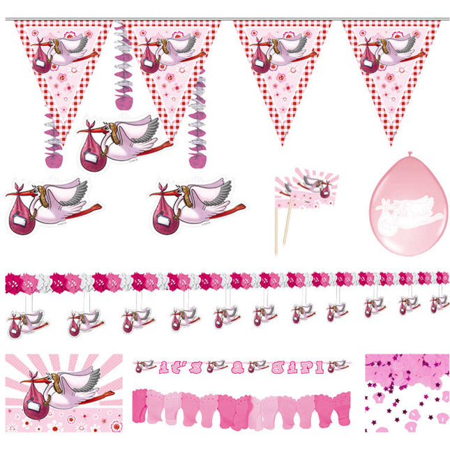 Geburt Mädchen Party Pack