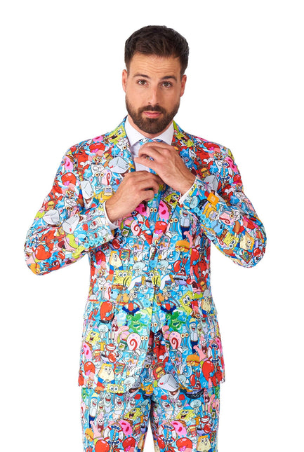 SpongeBob Frenzy Anzug Männer <tc>OppoSuits</tc>