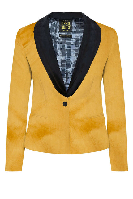 Gold Samt Blazer Damen <tc>OppoSuits</tc>