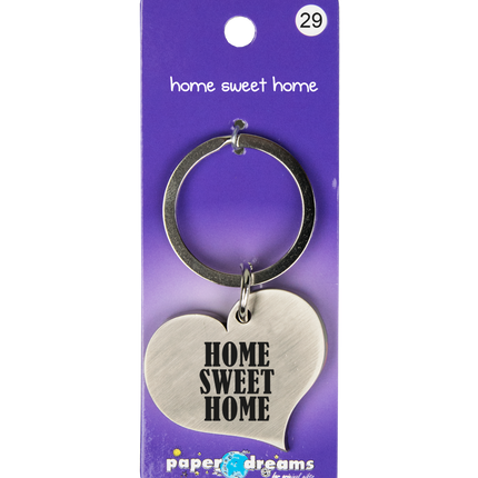 Schlüsselanhänger Home Sweet Home 10cm
