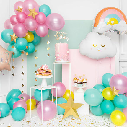 Helium Ballon Regenbogen Leer 55cm