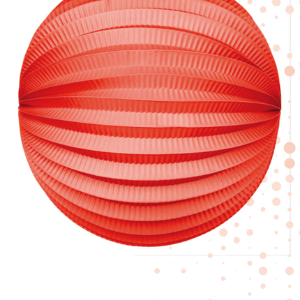 Roter Lampion 25cm