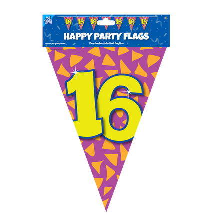 Flagline 16 Jahre Farbig 10m