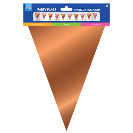 Rose Gold Bronze Girlande 10m