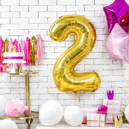 2 Jahre Kerze Glitter