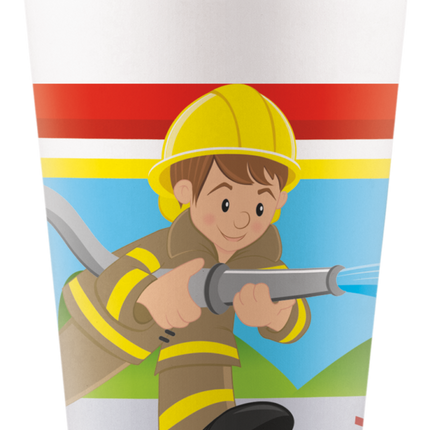 Becher Feuerwehr 8Stk