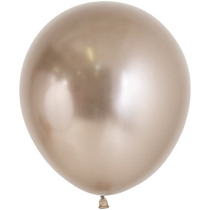 Ballons Reflex Champagner 45cm 6Stk