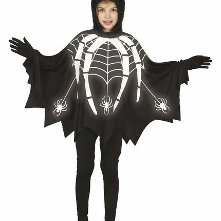Spinne Halloween Kostüm Kind Glow In The Dark