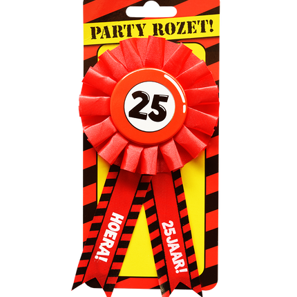 Rosette Hooray 25 Jahre Hooray