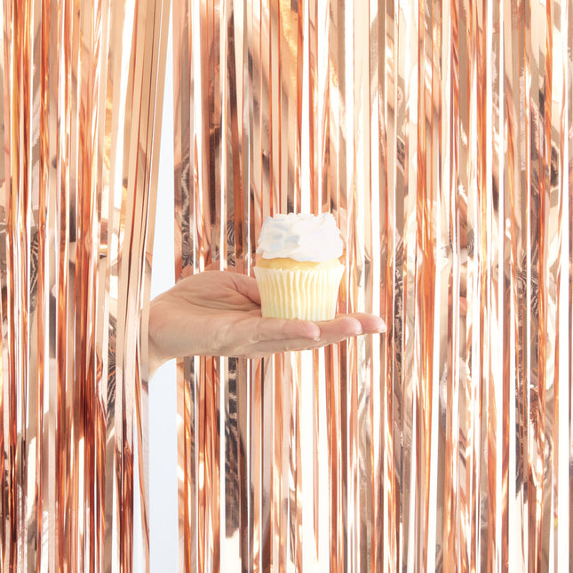 Türvorhang Rose Gold Metallic Folie 2,4m