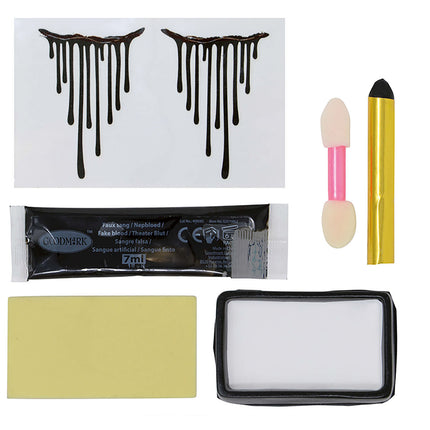 Halloween Make Up Set Blutige Nonne