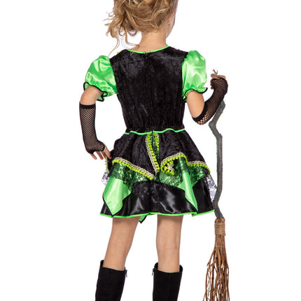 Hexenkleid Grünes Mädchen