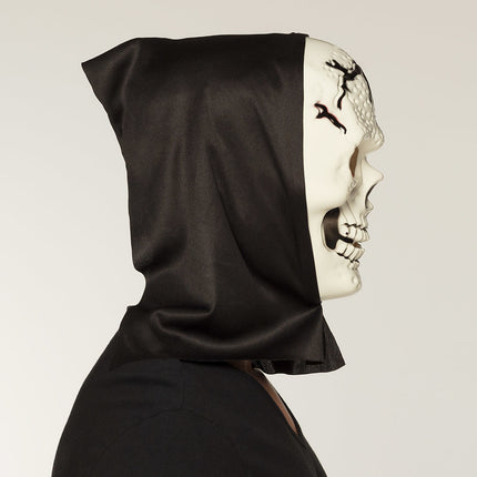 Halloween Maske Totenkopfmütze