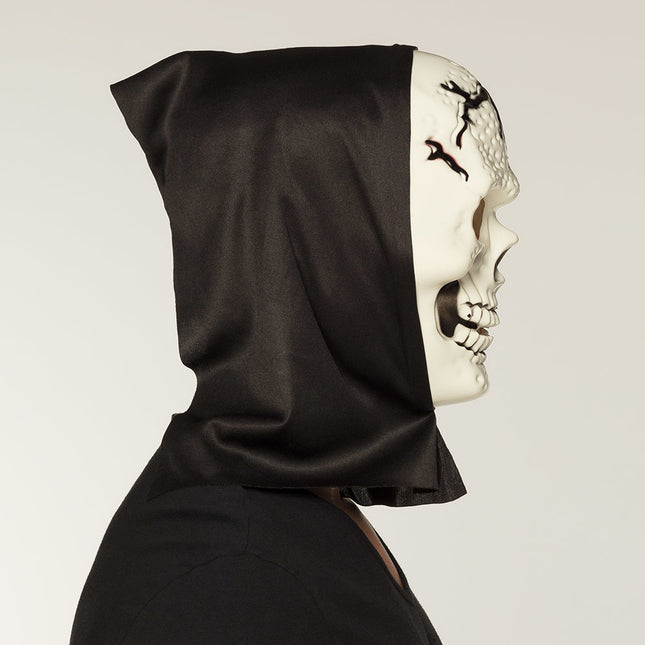 Halloween Maske Totenkopfmütze
