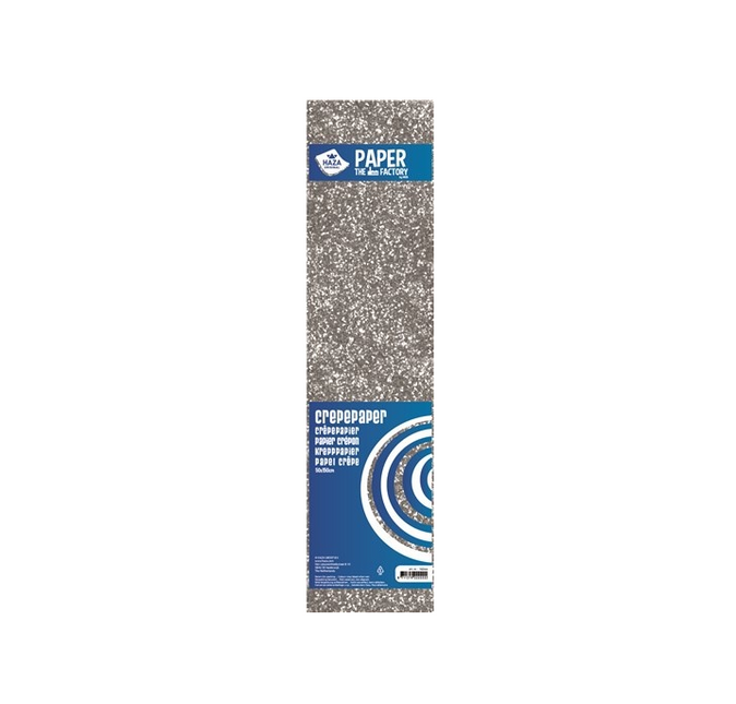 Krepppapier Silber 50cm 2,5m