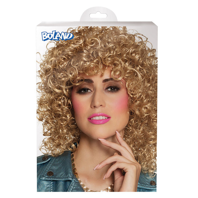 Perücke Kurzes Haar Lockig Blond