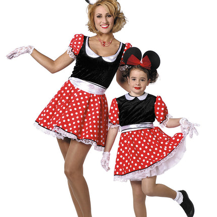 Minnie Maus Kleid Mädchen Minnie Maus